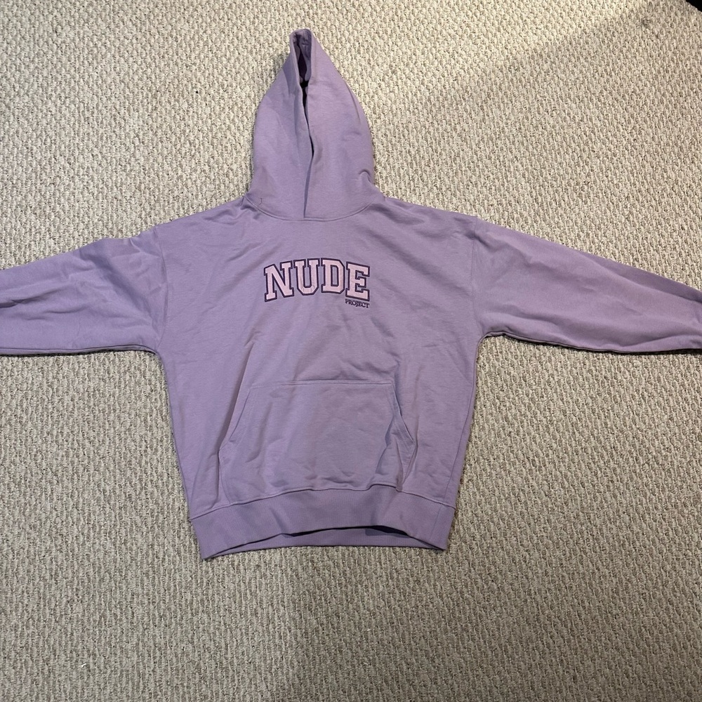 Nude Project Varsity Purple Hoodie
